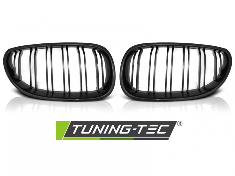 Upgrade Sportgrill Nieren für BMW 5er E60/E61 03-10 Hochglanz schwarz